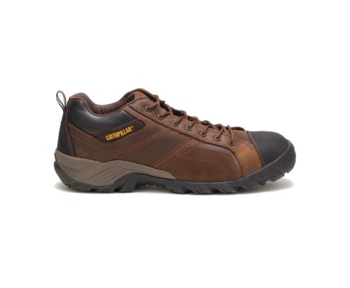 Caterpillar Argon Composite Burunlu İş Shoe İş Ayakkabısı Erkek Koyu Kahverengi | RNC64H