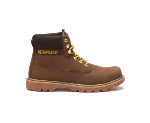 Caterpillar Colorado Boot Deri Bot Erkek Kahverengi | 7VDYBJ