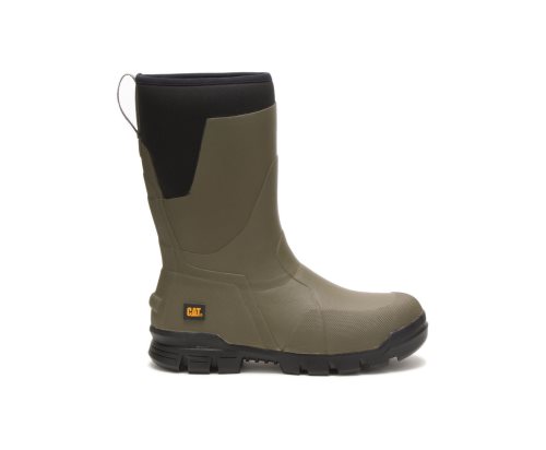 Caterpillar Stormers 11" Boot Lastik Çizme Erkek Zeytin Yeşili | DVOMTY