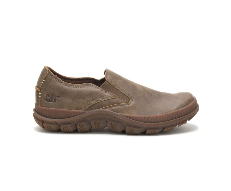 Caterpillar Fused Slip On Shoe Spor Ayakkabı Erkek Kahverengi Yeşil | CL2R1P