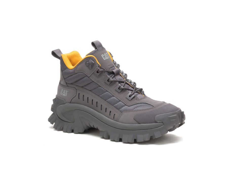 Caterpillar Intruder Mid Cut Shoe Spor Ayakkabı Erkek Gri | Y4TXMB