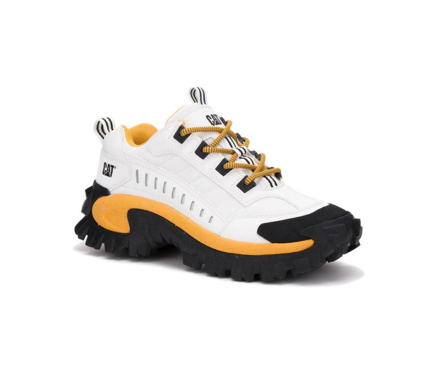 Caterpillar Intruder Shoe Günlük Ayakkabı Kadın Beyaz Sarı | W4VRIY