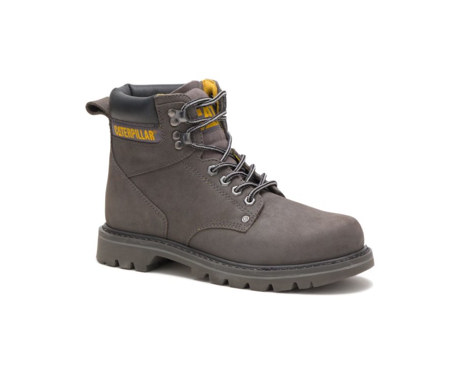 Caterpillar Second Shift Steel Burunlu İş Boot Iş Botu Erkek Gri | HJ2R6J