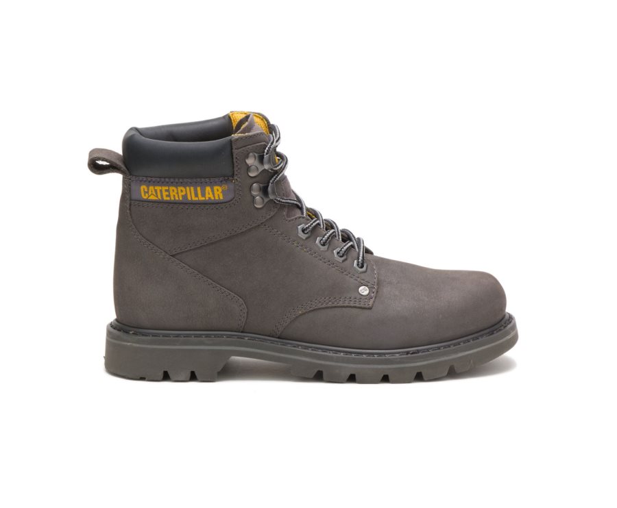 Caterpillar Second Shift Steel Burunlu İş Boot Iş Botu Erkek Gri | HJ2R6J