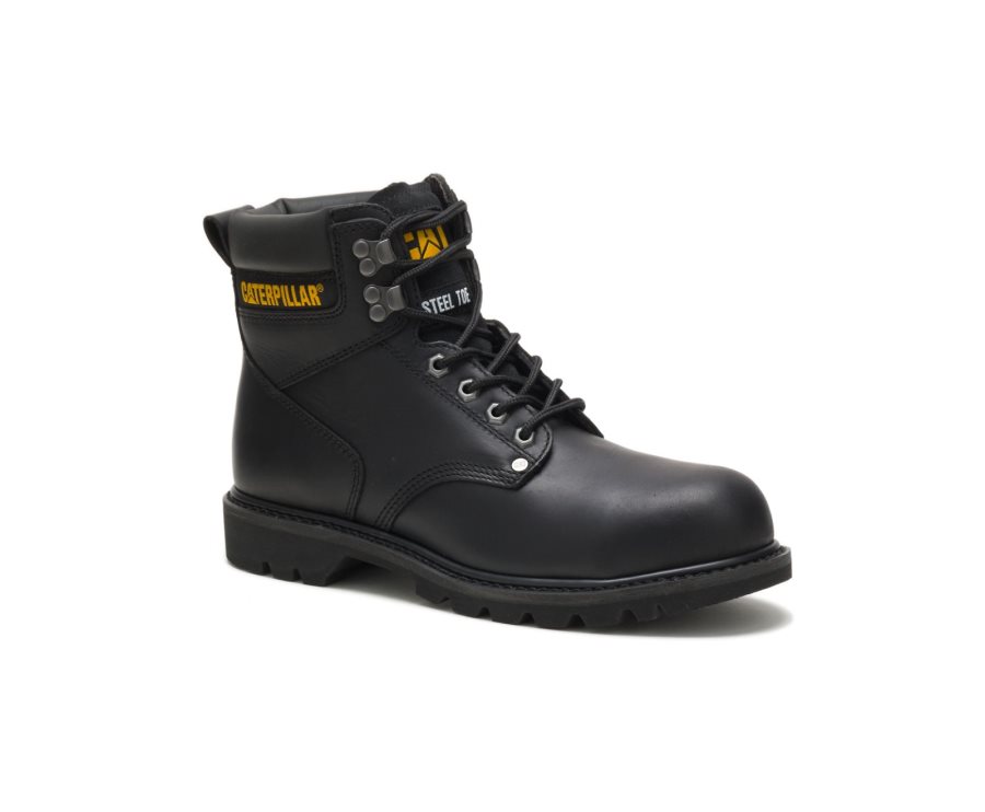 Caterpillar Second Shift Steel Burunlu İş Boot Iş Botu Erkek Siyah | NG0LH8