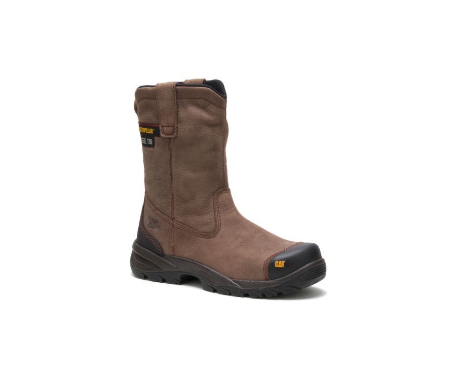 Caterpillar Spur Steel Burunlu İş Boot Iş Botu Erkek Kahverengi | 1T8H7Q