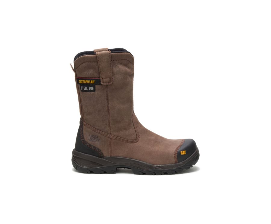 Caterpillar Spur Steel Burunlu İş Boot Iş Botu Erkek Kahverengi | 1T8H7Q