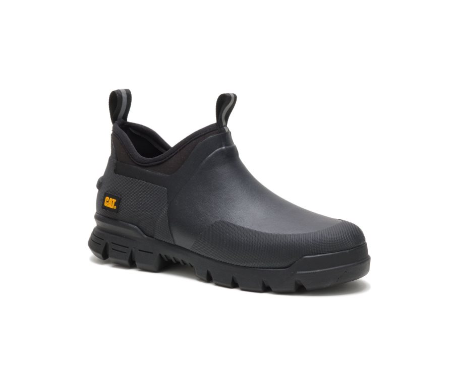 Caterpillar Stormers Shoe Lastik Çizme Erkek Siyah | 37VURX