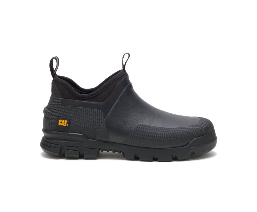 Caterpillar Stormers Shoe Lastik Çizme Erkek Siyah | 37VURX