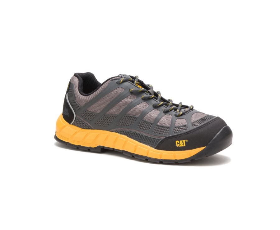 Caterpillar Streamline Composite Burunlu İş Shoe Spor Ayakkabı Erkek Koyu Gri | 6D356V